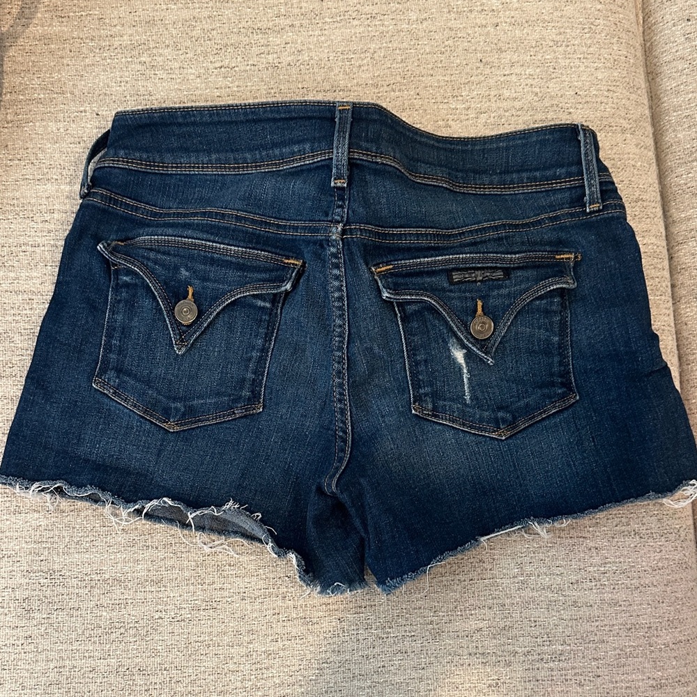 Hudson Jeans Dark Blue Denim Shorts